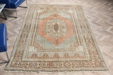 Turkish Vintage Rug, 5,4x9 ft Rug, Brown Large Moroccan Rug Turkish-Style Toilet price