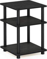 End Table Night Stand 3 Tier Sofa Side Small Table Furniture Home Office Black Office Nightstand price