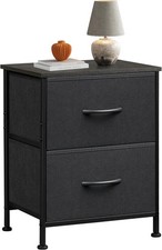 Nightstand with 2 Fabric Drawers End Table Side Table Bedside Table for Bedroom Office Nightstand price