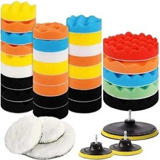 Car Polishing Sponge Pads Kit Foam Pad Buffer Kit Polishing Machine Wax Pads. Polisher / Polishing Machine price