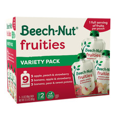 Beech-Nut Fruities Stage 2 Baby Food variety pack 3.5 oz pouch.... Baby Food price