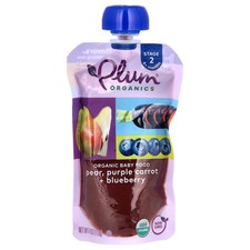 Organic Baby Food, 6+ Months, Pear, Purple Carrot & Blueberry, 4 oz (113 g) Baby Food price