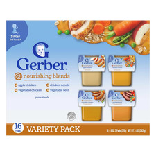 Stage 2 Baby Food, Nourishing Blends Tubs, Baby Puree, Variety Pack, 32PK Baby Food price