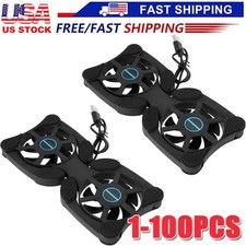 Dual USB Cooling Fan Pad Foldable Slim Fans Cooler Stand For Laptop Notebook LOT Laptop Fan price