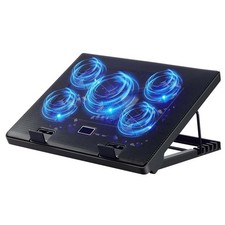 Laptop Cooling Pad For 11-17" inch Laptop Dual USB Fan Cooler Stand 5 Quiet Fans Laptop Fan price