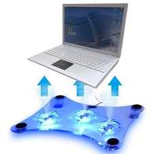 3 Fans USB Cooler Cooling Pad Stand LED Light Radiator for Laptop PC Notebook Laptop Fan price