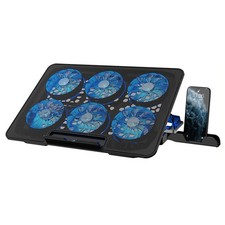 11-17inch Laptop Cooling Pad with 6 Quiet Fans, 6 Height/ Wind Speed Adjustable Laptop Fan price
