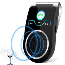 Hands Free Cell Phone Car Kit Bluetooth 5.0 In Car Speakerphone With Visor Clip Mobile Phone Car Kit price