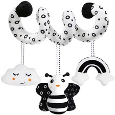 Baby Spiral Hanging Stroller and Car Seat Toys Black and White High Contrast ... Strollers and Prams price