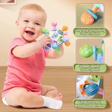 Baby Sensory Toys For 0-6 6-12 Months Food Grade Teething Toy Gift For Boys Girl Baby Toys price