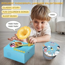 Toddler Phonograph with 96 Music Learning Cards, Educational Gift Baby Toys price