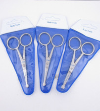 BODY TOOLZ  Stainless Steal Blunt Tip Scissor, Nose Ear Hair/ Baby Scissors 3 pk Baby Scissors price
