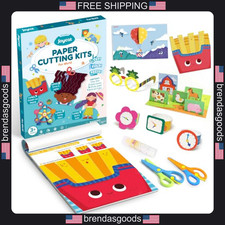Kids Scissor Skills Activity Kit with 2 Safety Scissors and 27 Crafts Baby Scissors price