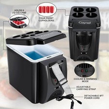 6 Liter Small Fridge Portable Electric Cooler Warmer with 12V DC 6 Quart for Car Car Refrigerator price
