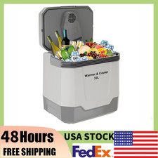 35-Qt Electric Cooler & WarmPortable - 12V Car Fridge/Freezer w/Auto-Lock Handle Car Refrigerator price