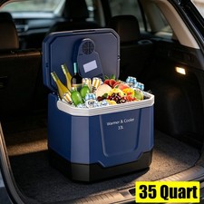 Car Refrigerator 35QT 33L Electric Cooler & Warmer Car Fridge Freezer 12V/110V Car Refrigerator price