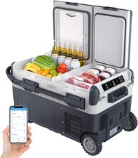 30L 12V Portable Refrigerator Freezer -4℉~68℉ Car Cooler 12/110V DC/AC Camping Car Refrigerator price