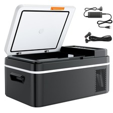 Uimoso Portable Car Fridge DC 12/24V AC100-240V Compressor Electric Cooler 21QT Car Refrigerator price
