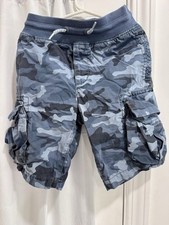 Gap Kids Grey Camo Cargo Shorts Size Small Drawstring Boys' Shorts price