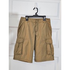 Tommy Hilfiger Boys Cotton Cargo Khaki Shorts Size 18 Boys' Shorts price
