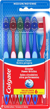 Extra Clean Toothbrush, Medium Toothbrush for Adults, 6 Pack Toothbrushes price