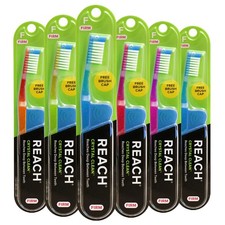 Reach Crystal Clean Toothbrush, Firm Bristles, 1 Count, Pack of 6 Toothbrushes price
