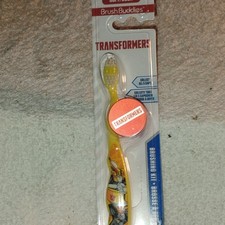 Brush Buddies Transformers Regular Toothbrush Yellow Soft Nylon Bristles 88347 Toothbrushes price