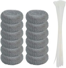 12 Pack Washing Machine Lint Traps Snare Filter Screen Stainless Steel Mesh Ties Built-in Washing Machine price