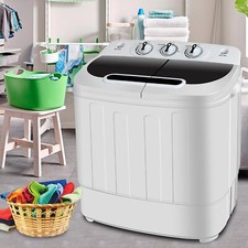 Portable Washing Machine Mini Twin Tub 13lbs Laundry Compact Washer and Dryer Built-in Washing Machine price