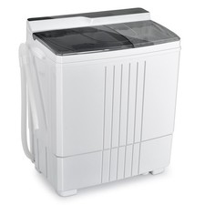 Costway 21 LBS Portable Compact Mini Twin Tub Washing Machine Drain Pump Spinner Built-in Washing Machine price