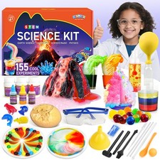 155 Experiments Science Kits for Kids STEM Educational Toy Physics Chemistry Set Educational Toy price