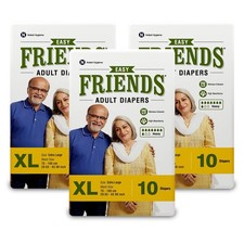 Friends Easy Adult Diapers Tape Style  [SIZE XL ]  Pack  Of 20 Adult Diapers and Care price