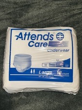 Attends Care Adult Underwear Diapers Large 44”-58” 4x18  Total 72 Free Shipping Adult Diapers and Care price