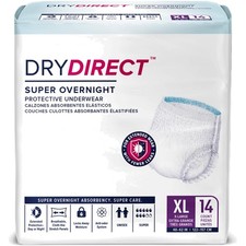 X-Large Pack of 14 Cloth-Like Disposable Diapers for Overnight Comfort and Care Adult Diapers and Care price