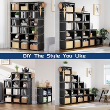 Mavivegue Bookcase 18-Cube Extra Large Book Shelf DIY Cube Storage Organizer Office Shelf Unit price