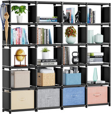 Book Shelf, 20 Cube Storage Organizer, DIY Bookcase, Metal Cube Bookshelf,Tall B Office Shelf Unit price