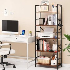 Book Shelf 5 Tier Bookcase Home Office Tall Modern Book Case Storage Organizer Office Shelf Unit price