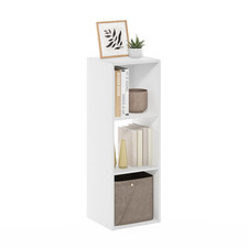 Furinno Pelli Book Shelf 3-Cube Bookshelf Open Closed Back Cubes 3 X 1 Storage Office Shelf Unit price