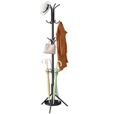 Coat Rack Freestanding,Entryway Hanger Stand,Umbrella Holder,Hall Tree With 1... Hall Stand price