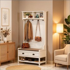 Multifunctional Design Entryway Hall Tree,Chic Hall Tree,Sturdy Coat Rack Stand Hall Stand price