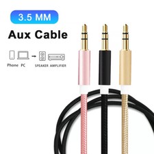 Auxiliary AUX 3.5mm Male to Male Stereo PC Car Phone Audio Cable Cord Plug 1M Audio Cable price