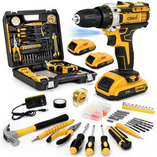 21V Cordless Drill Tool Kit – 95PCS Electric Power Drill Set with 2 Batteries & Drills price