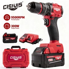 New For Milwaukee M18 Battery Cordless Drill Driver Kit with Battery & Charger Drills price
