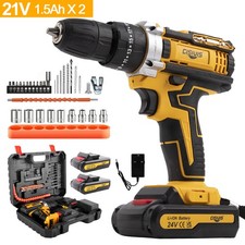24V Cordless Drill Set Electric Power Drill 34Pcs with 3/8 Inch Keyless Chuck Drills price