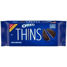 OREO Thins Chocolate Sandwich Cookies, Family Size, 11.78 Oz Chocolate and Wafer price
