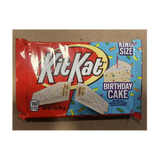 KitKat Birthday Cake White Chocolate Wafer Bar King Size Single 3 oz Chocolate and Wafer price