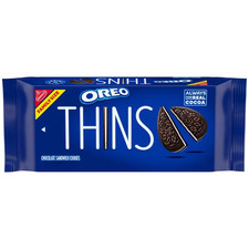 OREO Thins Chocolate Sandwich Cookies, Family Size, 11.78 oz Chocolate and Wafer price