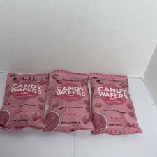 Chocomaker Candy Wafers Pink Vanilla Flavored Lot of 3 Melt Stir Decorate 12oz Chocolate and Wafer price