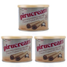 Pirucream Cream Filled Rolled Wafer. Chocolate and Hazelnut. 10.59 oz. Pack of 3 Chocolate and Wafer price