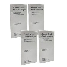 4 PACK Starbucks Classic Chai Spiced Black Tea Concentrate 32 oz each Tea price